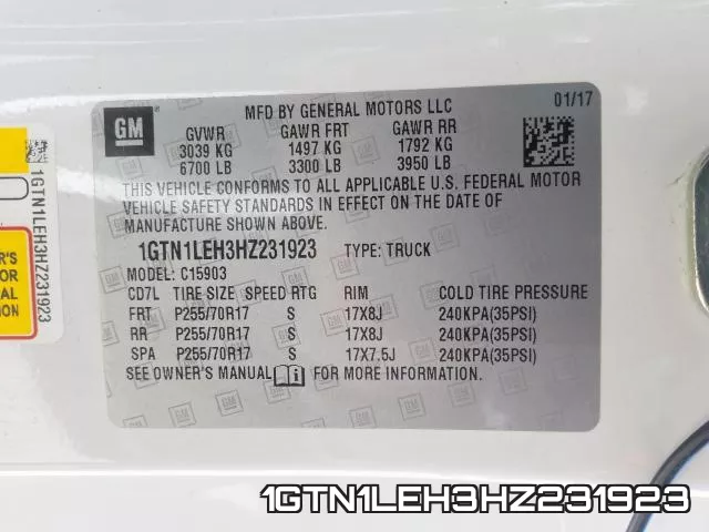 1GTN1LEH3HZ231923 фото 2