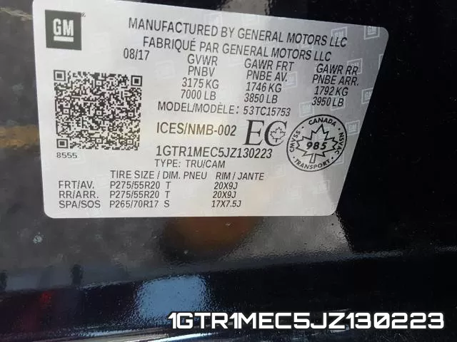 1GTR1MEC5JZ130223 фото 2