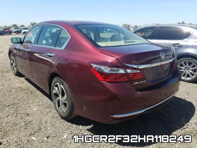 1HGCR2F32HA118249 фото 4