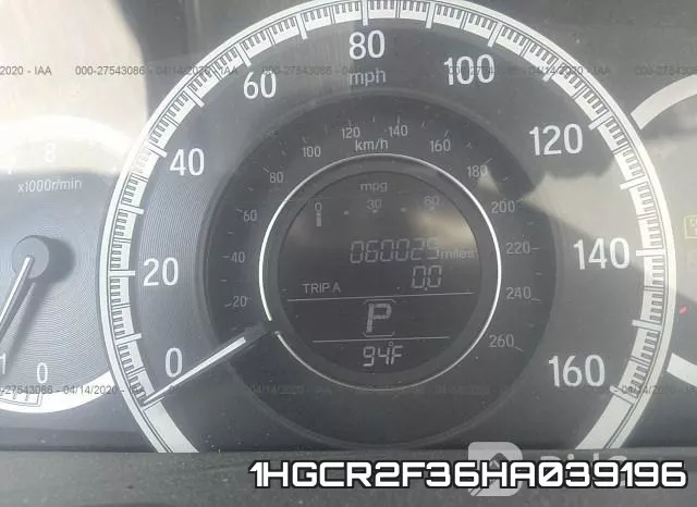 1HGCR2F36HA039196 фото 8