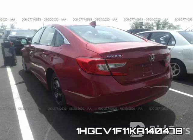 1HGCV1F11KA140478 фото 4