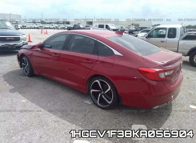 1HGCV1F38KA056904 фото 4