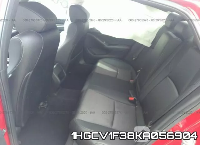 1HGCV1F38KA056904 фото 9