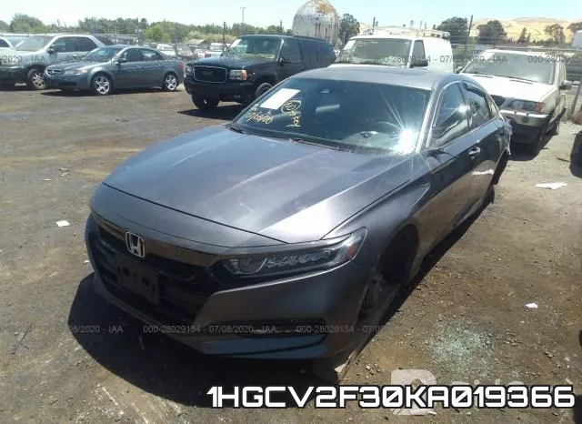 1HGCV2F30KA019366 фото 3