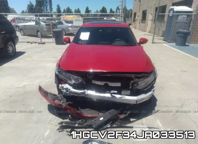 1HGCV2F34JA033513 фото 7