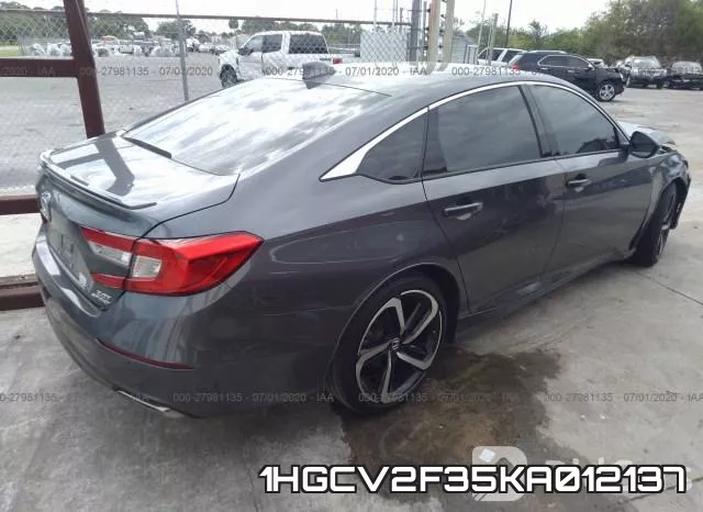 1HGCV2F35KA012137 фото 5
