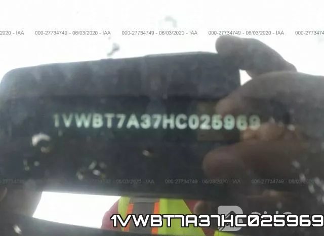 1VWBT7A37HC025969 фото 10