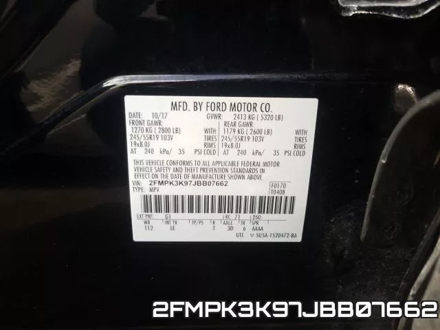 2FMPK3K97JBB07662 фото 2
