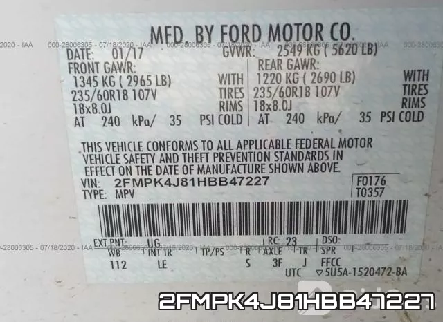 2FMPK4J81HBB47227 фото 10