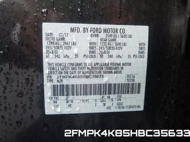 2FMPK4K85HBC35633 фото 2