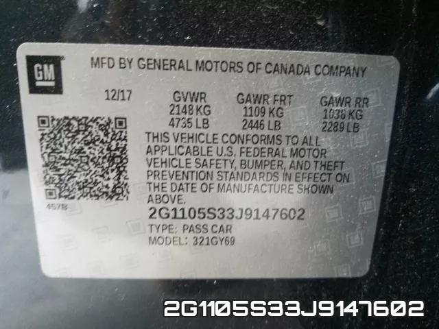 2G1105S33J9147602 фото 2