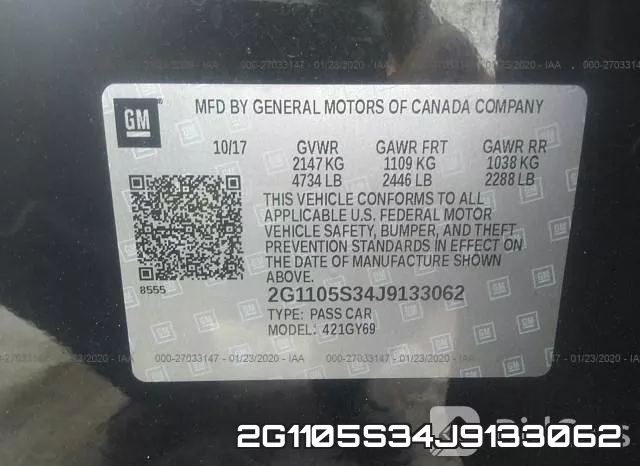 2G1105S34J9133062 фото 10