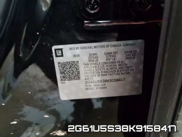 2G61U5S38K9158417 фото 2