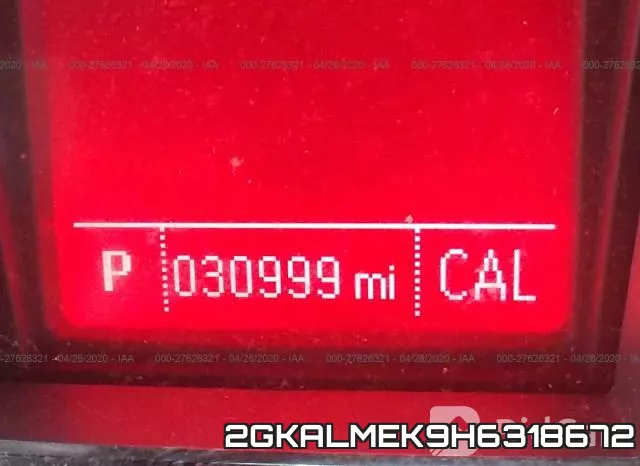 2GKALMEK9H6318672 фото 8