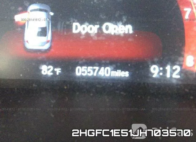 2HGFC1E51JH703570 фото 8