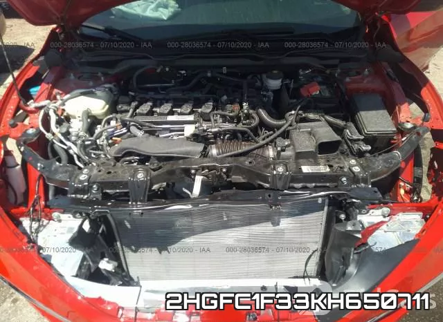 2HGFC1F33KH650711 фото 2