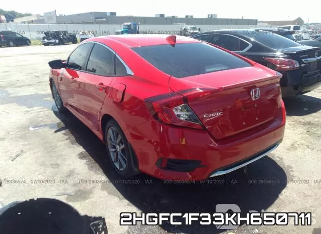 2HGFC1F33KH650711 фото 4