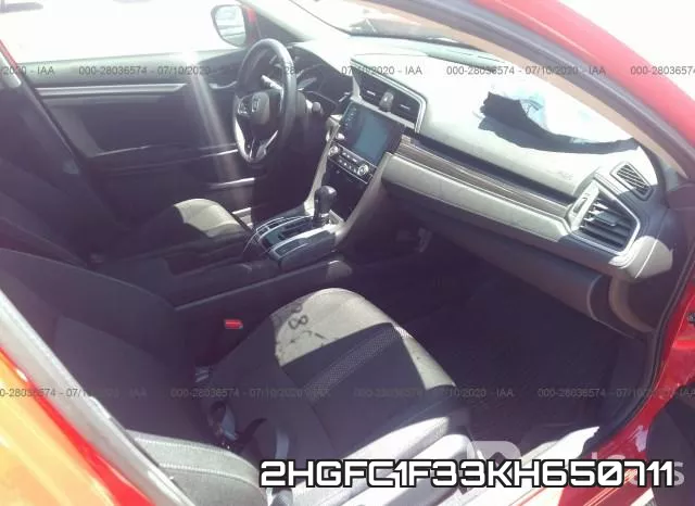 2HGFC1F33KH650711 фото 6