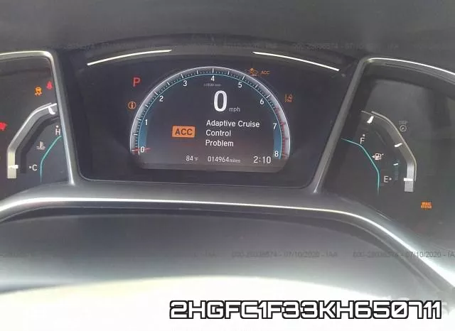 2HGFC1F33KH650711 фото 8