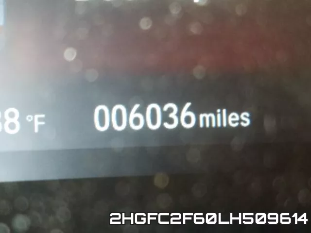 2HGFC2F60LH509614 фото 9