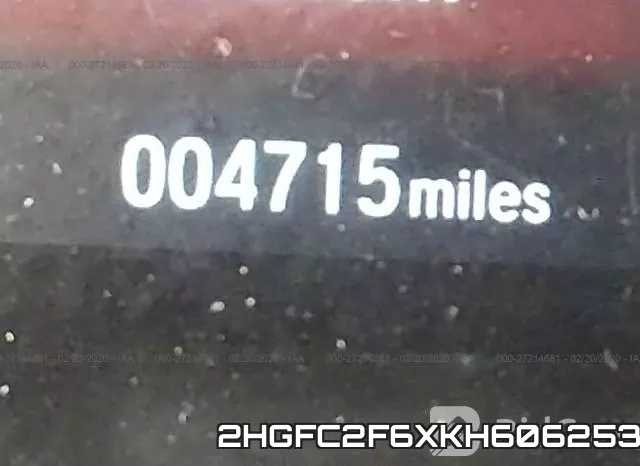 2HGFC2F6XKH606253 фото 8