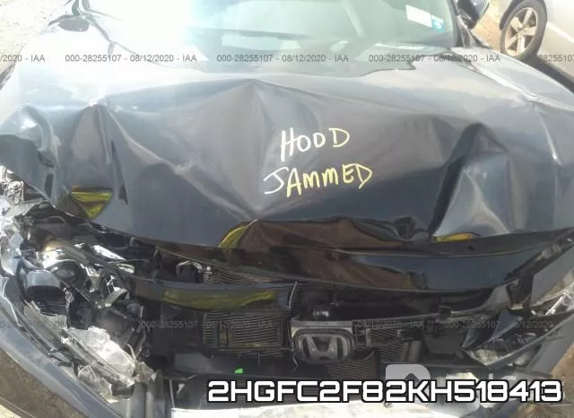 2HGFC2F82KH518413 фото 2