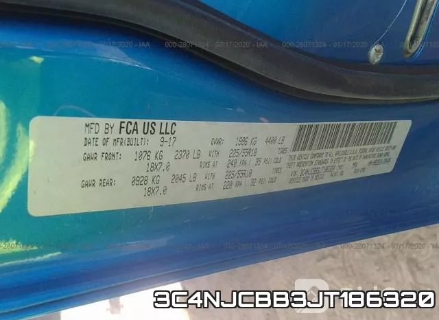 3C4NJCBB3JT186320 фото 10