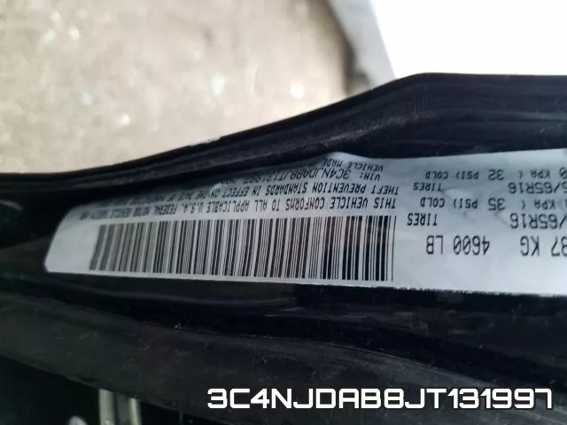 3C4NJDAB8JT131997 фото 2