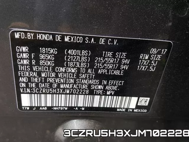 3CZRU5H3XJM702228 фото 2