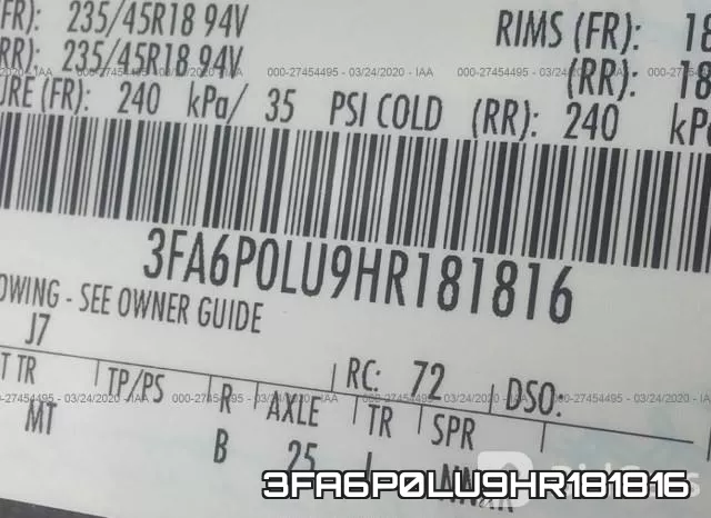 3FA6P0LU9HR181816 фото 10