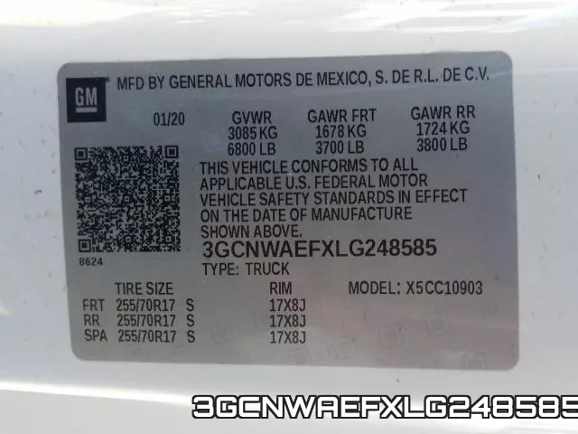 3GCNWAEFXLG248585 фото 2