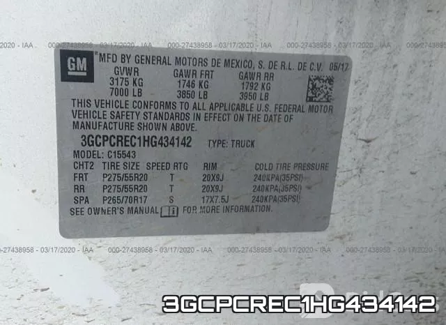 3GCPCREC1HG434142 фото 10