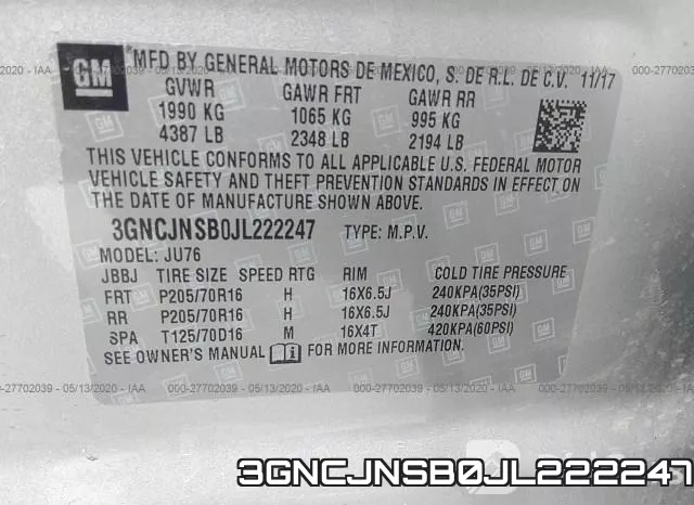 3GNCJNSB0JL222247 фото 10