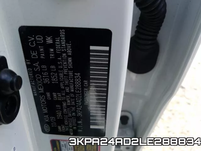 3KPA24AD2LE288834 фото 2
