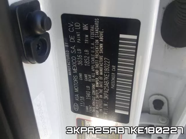 3KPA25AB7KE180227 фото 2