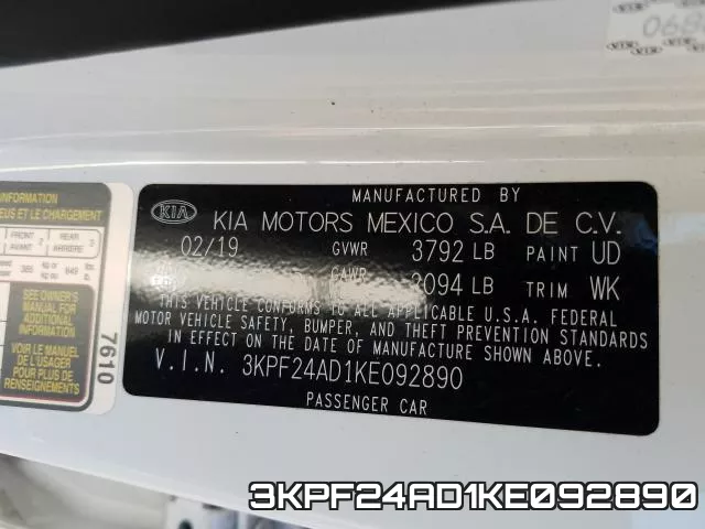 3KPF24AD1KE092890 фото 2