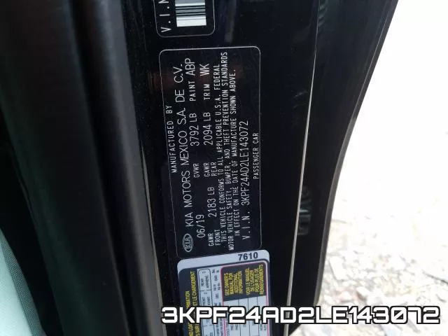 3KPF24AD2LE143072 фото 2