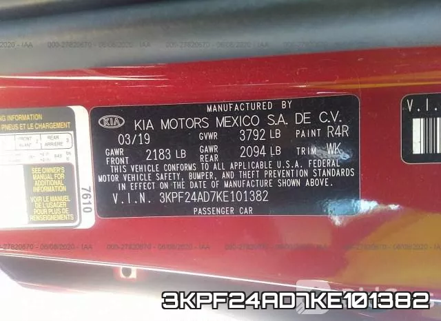 3KPF24AD7KE101382 фото 10