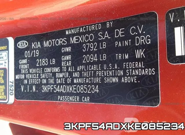 3KPF54ADXKE085234 фото 10