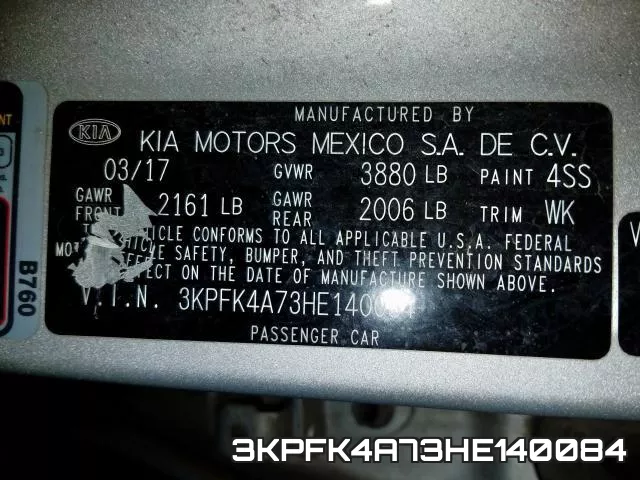 3KPFK4A73HE140084 фото 2