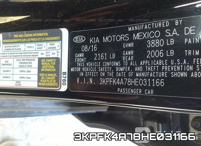 3KPFK4A78HE031166 фото 10