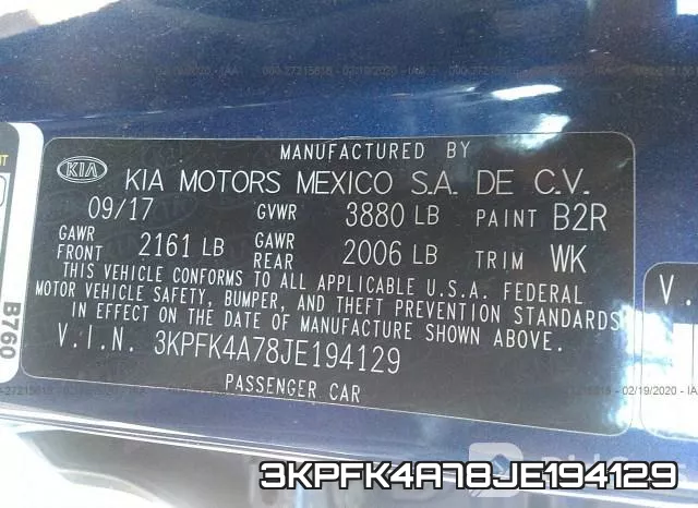 3KPFK4A78JE194129 фото 10