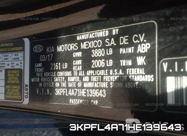 3KPFL4A71HE139643 фото 10