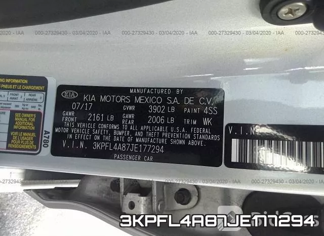 3KPFL4A87JE177294 фото 10