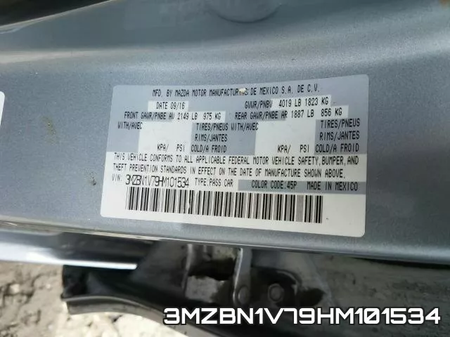3MZBN1V79HM101534 фото 2