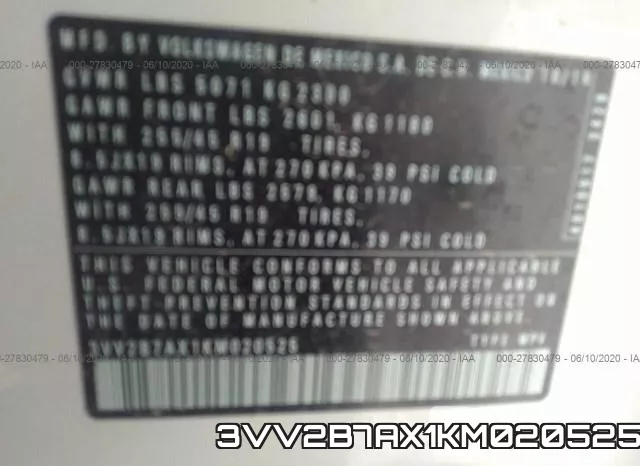 3VV2B7AX1KM020525 фото 10