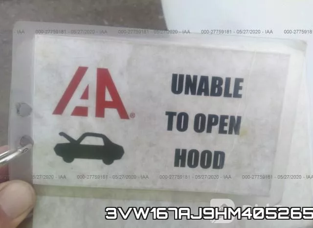 3VW167AJ9HM405265 фото 2