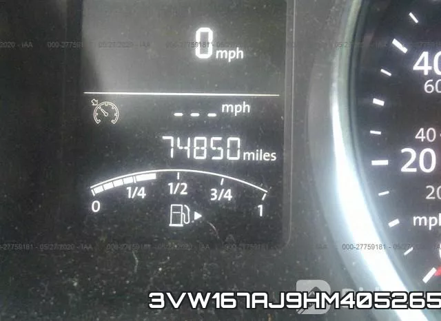 3VW167AJ9HM405265 фото 8