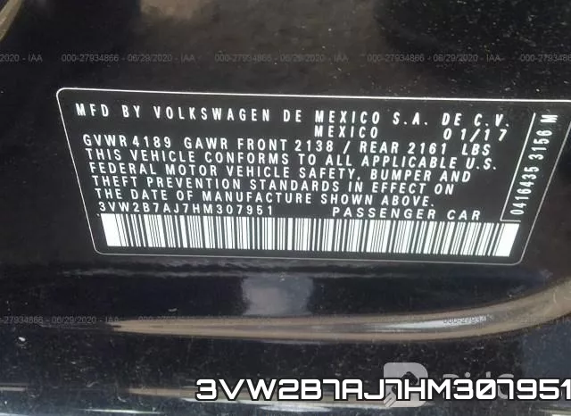 3VW2B7AJ7HM307951 фото 10
