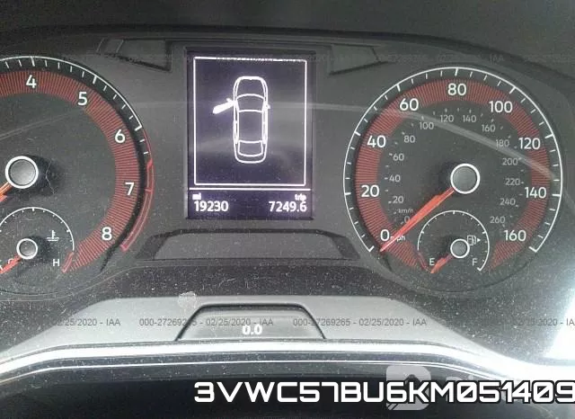 3VWC57BU6KM051409 фото 8